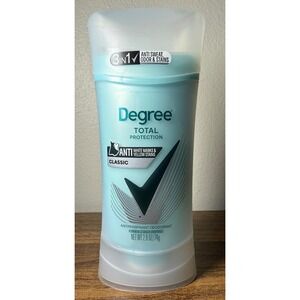 Degree Antiperspirant Deodorant 2.6oz Blue Total Protection Classic 3-in-1 NEW